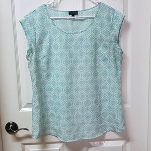 The Limited Turquoise‎ print blouse